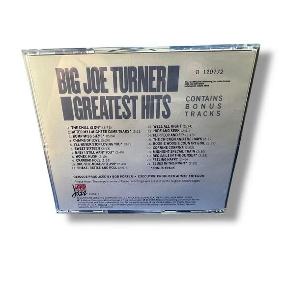 Lot of 2 CDs: Big Joe Turner's Greatest Hits & David Newman - Fire! Live - Picture 9 of 9